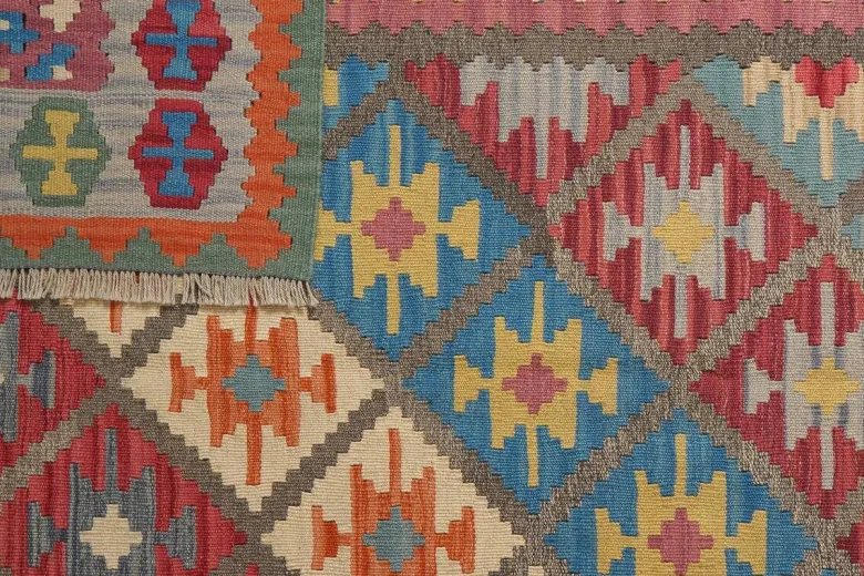 PersaTepp Teppich Kelim Gashgai grau B/H/L: ca. 173x1x245 cm