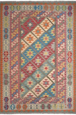 PersaTepp Teppich Kelim Gashgai grau B/H/L: ca. 173x1x245 cm