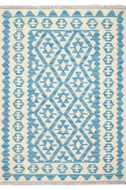 PersaTepp Teppich Kelim Gashgai blau B/H/L: ca. 109x1x145 cm