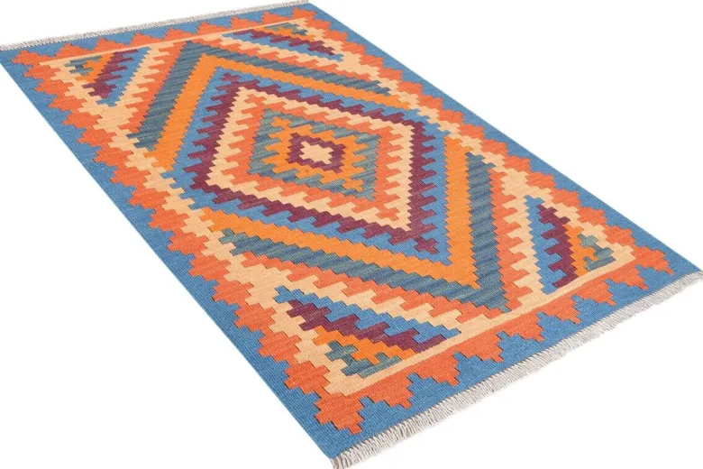 PersaTepp Teppich Kelim Gashgai bunt B/H/L: ca. 84x1x123 cm