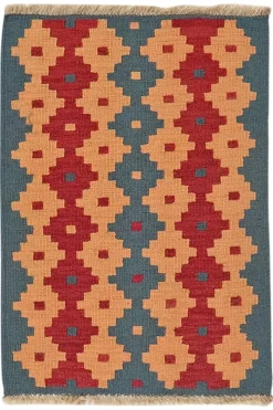 PersaTepp Teppich Kelim Gashgai bunt B/H/L: ca. 61x1x86 cm