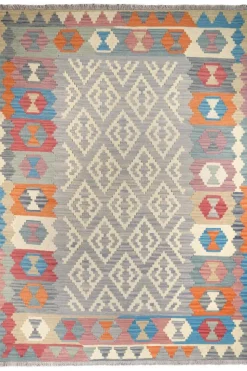 PersaTepp Teppich Kelim Gashgai bunt B/H/L: ca. 168x1x238 cm