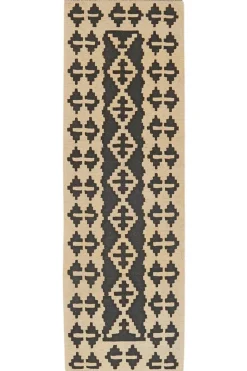 PersaTepp Teppich Kelim Gashgai schwarz B/H/L: ca. 64x1x198 cm