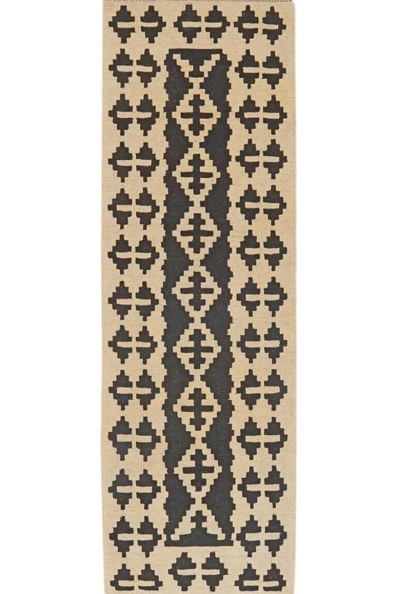 PersaTepp Teppich Kelim Gashgai schwarz B/H/L: ca. 64x1x198 cm