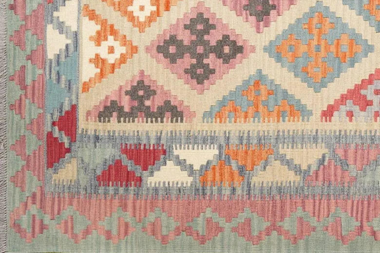 PersaTepp Teppich Kelim Gashgai grau B/H/L: ca. 180x1x263 cm