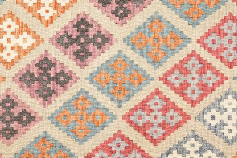 PersaTepp Teppich Kelim Gashgai grau B/H/L: ca. 180x1x263 cm