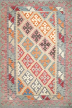 PersaTepp Teppich Kelim Gashgai grau B/H/L: ca. 180x1x263 cm