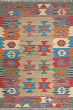PersaTepp Teppich Kelim Gashgai bunt B/H/L: ca. 104x1x147 cm
