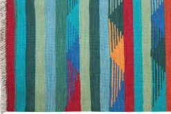 PersaTepp Teppich Kelim Gashgai bunt B/H/L: ca. 100x1x156 cm