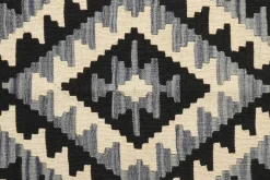 PersaTepp Teppich Kelim Gashgai schwarz B/H/L: ca. 108x1x153 cm