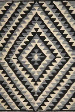 PersaTepp Teppich Kelim Gashgai schwarz B/H/L: ca. 108x1x153 cm