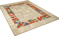 PersaTepp Teppich Kelim Tekkehdouz beige B/H/L: ca. 150x1x200 cm