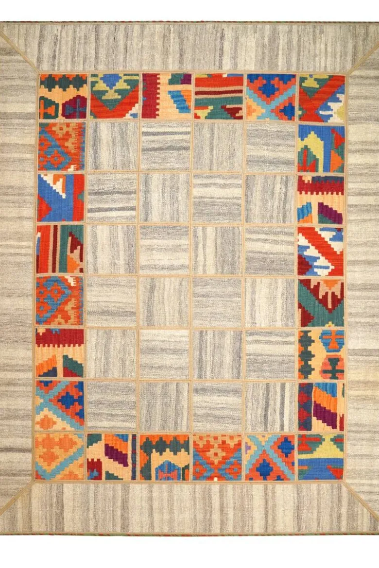 PersaTepp Teppich Kelim Tekkehdouz beige B/H/L: ca. 150x1x200 cm