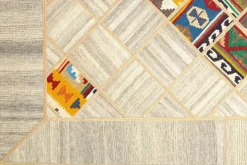 PersaTepp Teppich Kelim Tekkehdouz beige B/H/L: ca. 150x1x200 cm