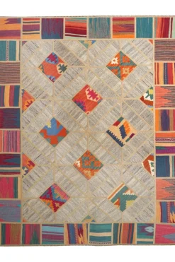 PersaTepp Teppich Kelim Tekkehdouz beige B/H/L: ca. 150x1x200 cm