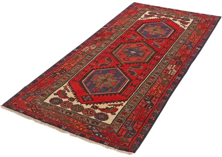 PersaTepp Teppich Khamseh rot B/H/L: ca. 98x1x192 cm