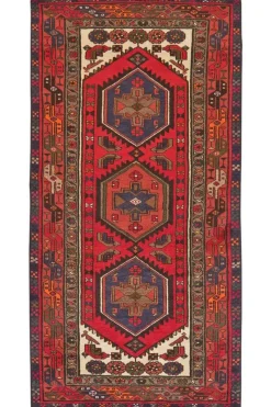 PersaTepp Teppich Khamseh rot B/H/L: ca. 98x1x192 cm