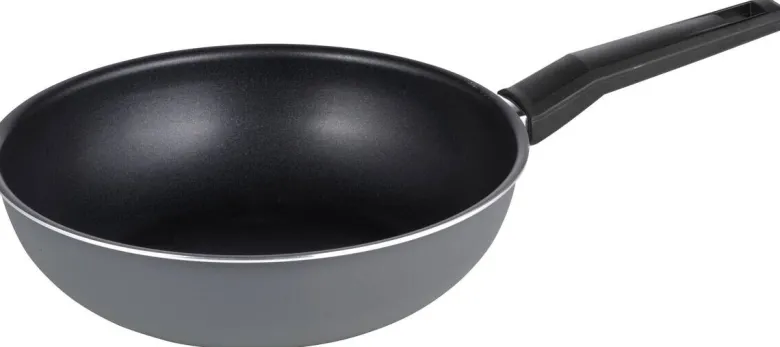Pfanne grau Aluminium D: ca. 28 cm