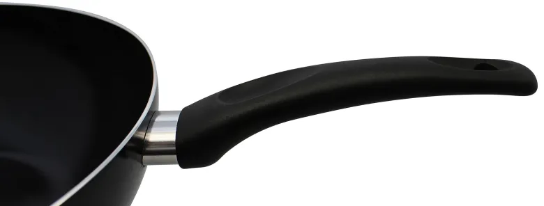 Pfannenset schwarz Aluminium 2 tlg.