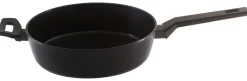 Pfanne schwarz Aluminium 2 tlg.
