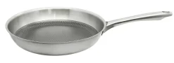 Pfanne silber Edelstahl D: ca. 24 cm