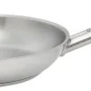 Pfanne silber Edelstahl D: ca. 28 cm