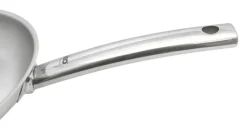 Pfanne silber Edelstahl D: ca. 28 cm