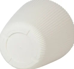 Pflanztopf creme Kunststoff H/D: ca. 21x24 cm