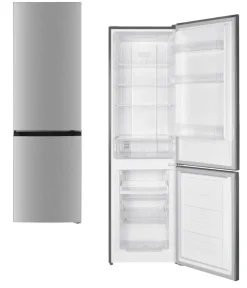 PKM Kühl-/Gefrierkombination KG255IXP Inox B/H/T: ca. 54,5x181x60 cm