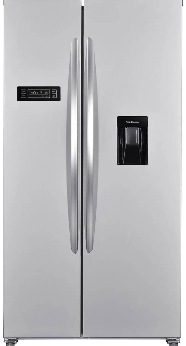 PKM Side-by-Side SBSKS6.15E Inox B/H/T: ca. 90x177x66 cm