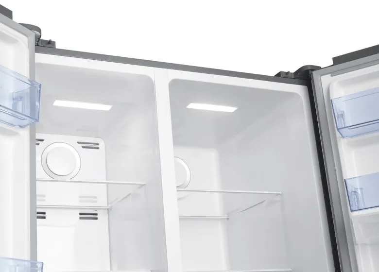PKM Side-by-Side SBSKS6.15E Inox B/H/T: ca. 90x177x66 cm