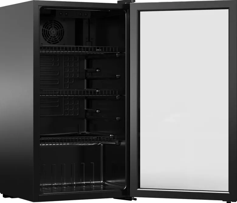PKM Stand-Kühlschrank GKS83B schwarz B/H/T: ca. 44,5x83x47 cm