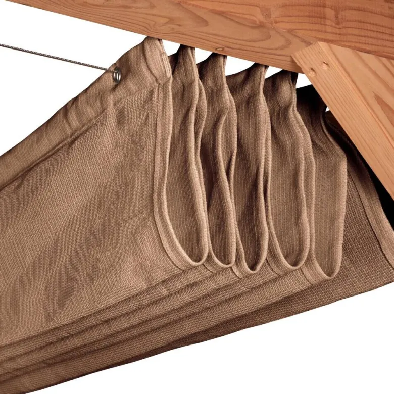PLATINUM Faltsonnensegel Coolfit sand Polyethylen B/H/L: ca. 500x1x290 cm