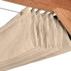 PLATINUM Faltsonnensegel Coolfit altweiß Polyethylen B/H/L: ca. 400x1x290 cm