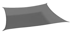 PLATINUM Sonnensegel Coolfit grau Polyethylen B/H/L: ca. 360x1x360 cm