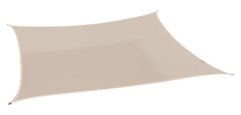 PLATINUM Sonnensegel Coolfit altweiß Polyethylen B/H/L: ca. 360x1x360 cm