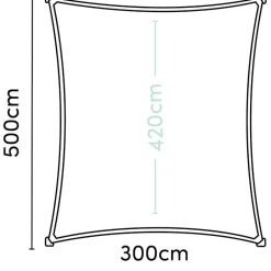 PLATINUM Sonnensegel Coolfit sand Polyethylen