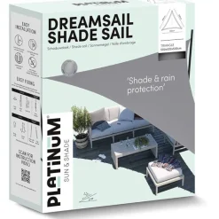PLATINUM Sonnensegel Dreamsail creme Polyester B/H/L: ca. 500x1x500 cm