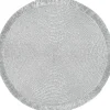 Platzset silber PVC D: ca. 36 cm