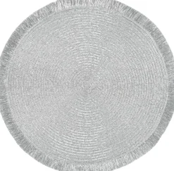 Platzset silber PVC D: ca. 36 cm
