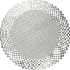 Platzset silber PVC D: ca. 38 cm