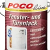 POCOline Acryl Fensterlack weiß seidenmatt ca. 2,5 l