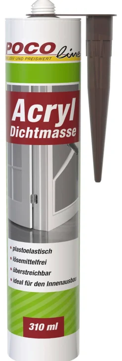 POCOline Acryl Fugendicht braun ca. 0,31 l