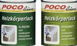 POCOline Acryl Heizkörperlack weiß glänzend ca. 0,25 l
