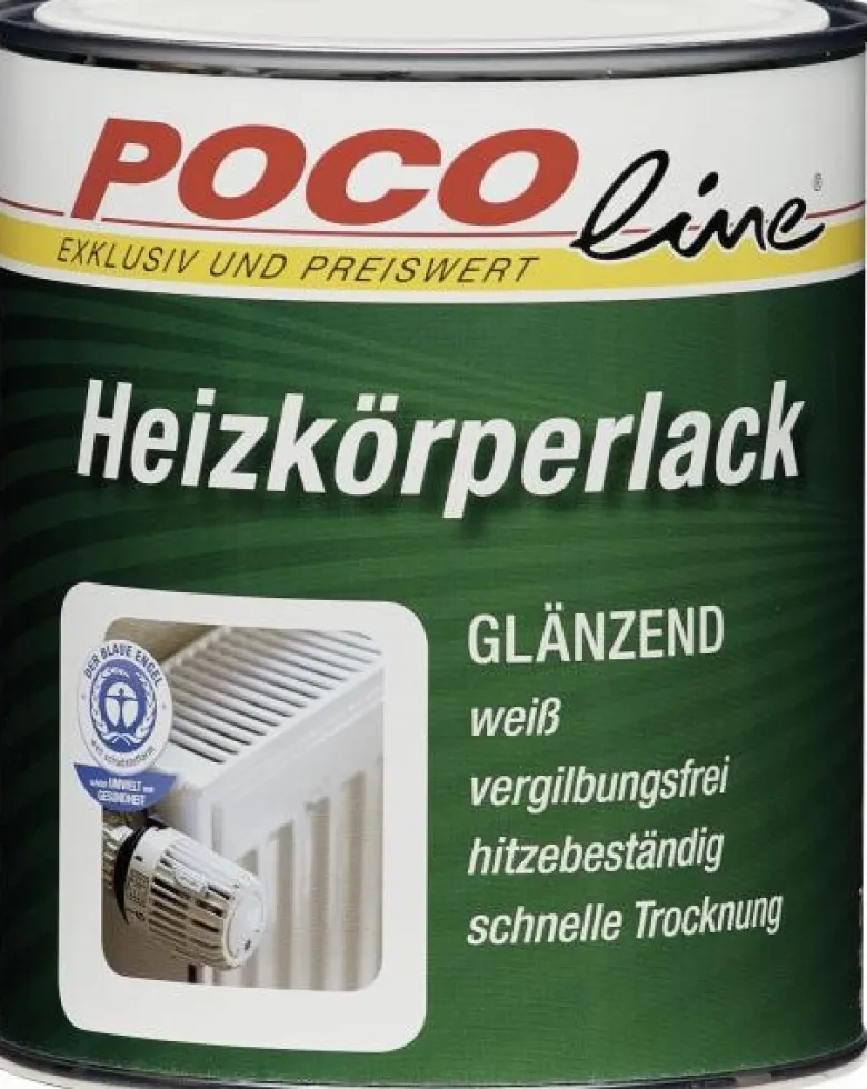 POCOline Acryl Heizkörperlack weiß glänzend ca. 0,25 l