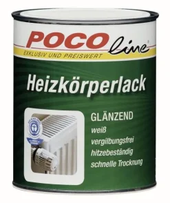 POCOline Acryl Heizkörperlack weiß glänzend ca. 0,75 l
