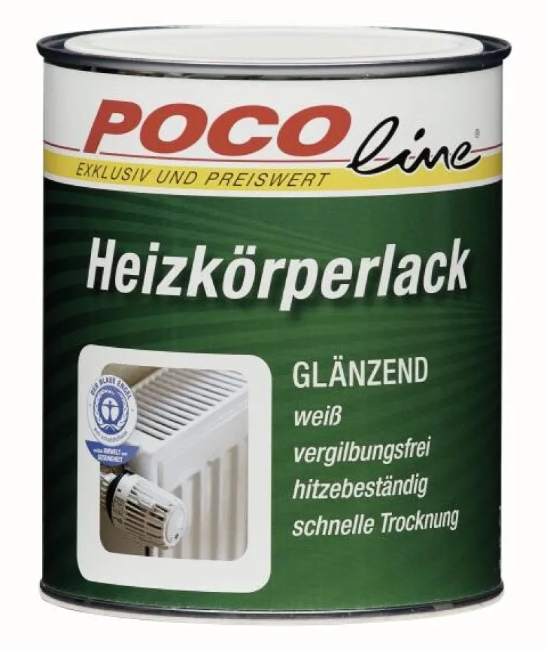 POCOline Acryl Heizkörperlack weiß glänzend ca. 0,75 l