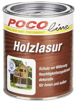 POCOline Acryl Holzlasur palisander ca. 0,75 l