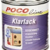 POCOline Acryl Klarlack farblos seidenmatt ca. 0,25 l
