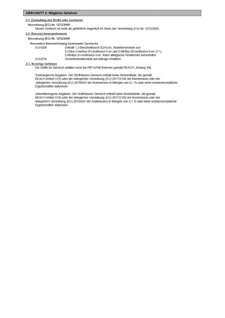 POCOline Acryl Klarlack farblos seidenmatt ca. 0,25 l